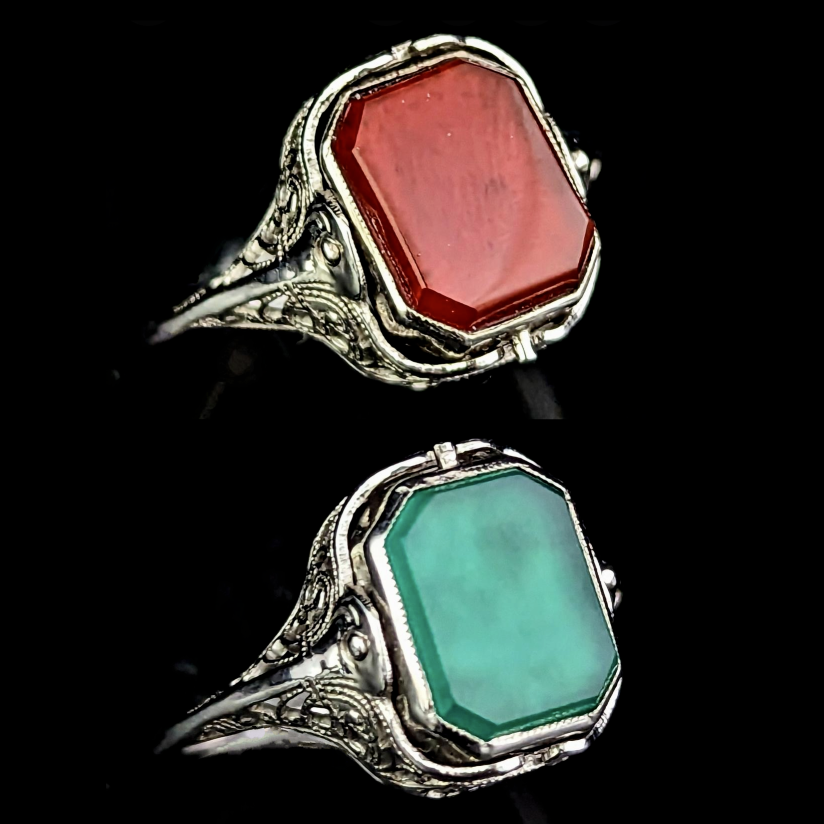 Unfolding Mysteries: The Enduring Allure of Vintage Flip Rings ...