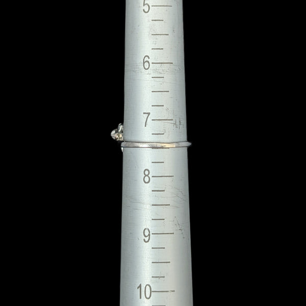 Langford - 1950s Diamonds Platinum Cocktail Ring Vintage