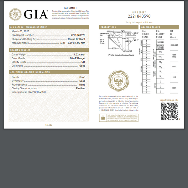 1950s GIA Natural Diamond Platinum Ring Engagement Statement Vintage Retro Gift gia report 