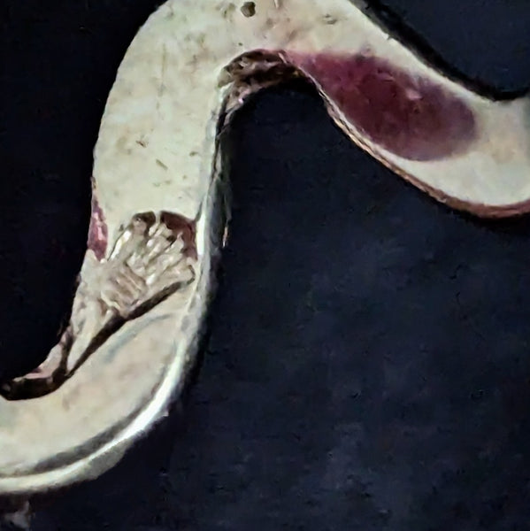 1960s Mouse Ring Rubies 14k Yellow Gold Vintage Retro Estate Cocktail Statement crown maker's mark