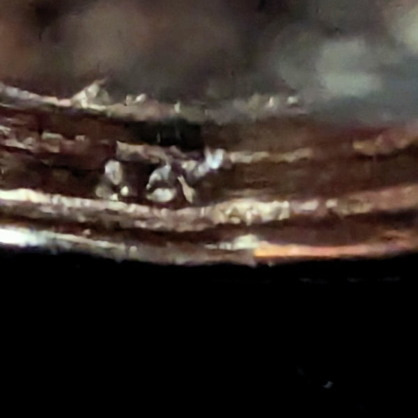 1960s Vintage Diamond 14k Yellow Gold Cocktail Ring Dome Boule Flower Estate