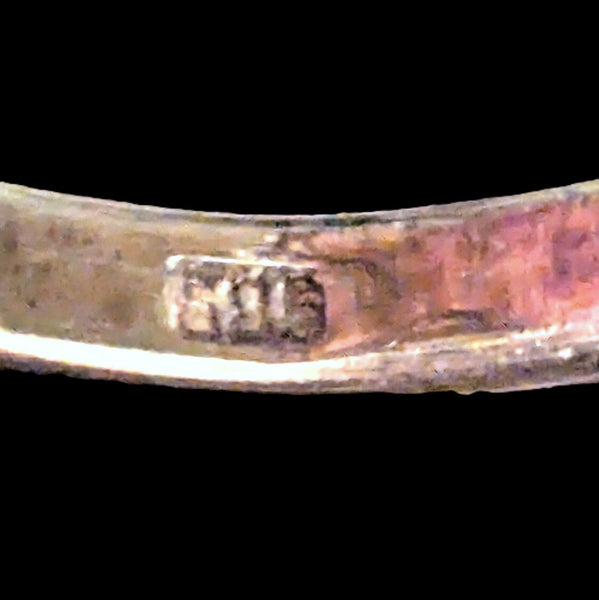 1970s Pearl Diamonds 14k Yellow Gold Huge Cocktail Ring Vintage Baguettes Estate