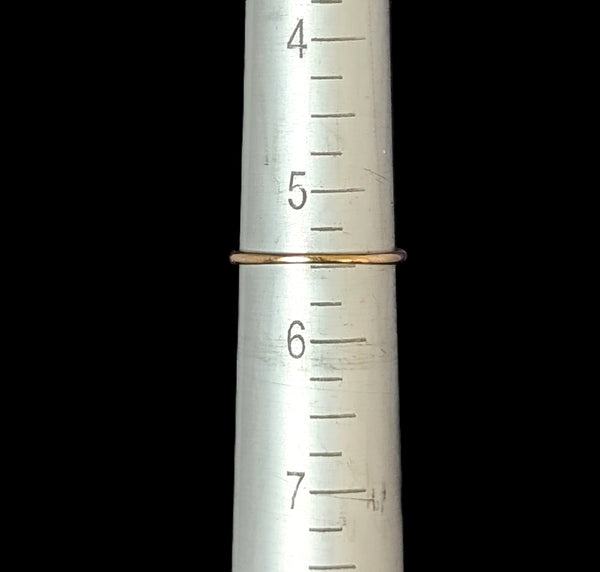 Morley - Old Mine Cut Diamonds Gemstones 14k Yellow Gold Band