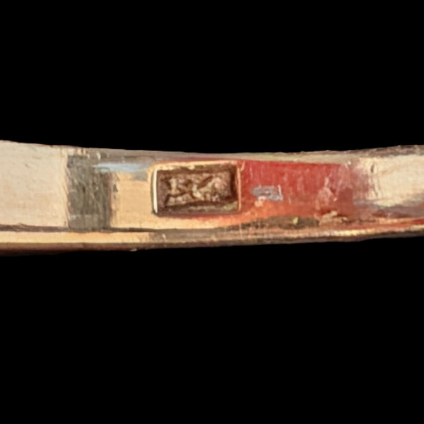 Antique Turquoise 5 Stone Ring 10k Yellow Gold Victorian Band Estate Gift 1800s