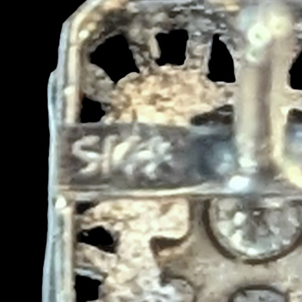 Melrose - Art Deco Era Diamonds White Gold Filigree Earrings Screw Back