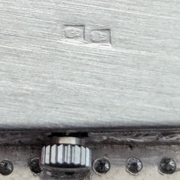 Art Deco Diamonds Pearls Platinum Ladies Wrist Watch Bracelet by Libela Vintage 