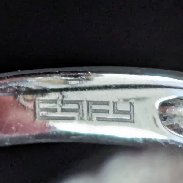 EFFY D'Oro Large Diamond Flower Ring 14k Yellow White Gold Cocktail Estate Gift 