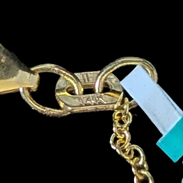 Langdon - EFFY Emerald Diamonds 14k Yellow Gold Necklace NWT