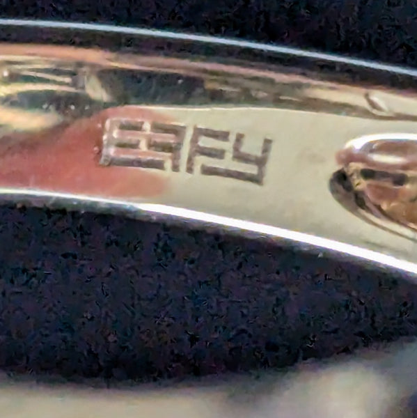 EFFY Lapis Diamonds 14k Yellow Gold Ring Cocktail Statement New with Tags