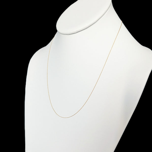 Estate 14K Yellow Gold Rope Chain 19.5 Inches Long