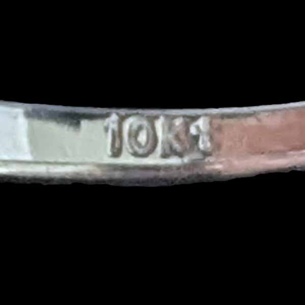 Estate Diamonds 10k White Gold Wedding Band Estate Bridal Anniversary Gift