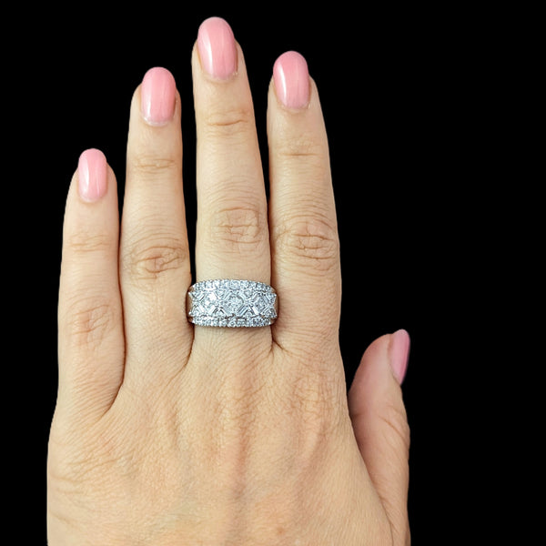 The Everett - Estate Diamond 14k White Gold Ring Band