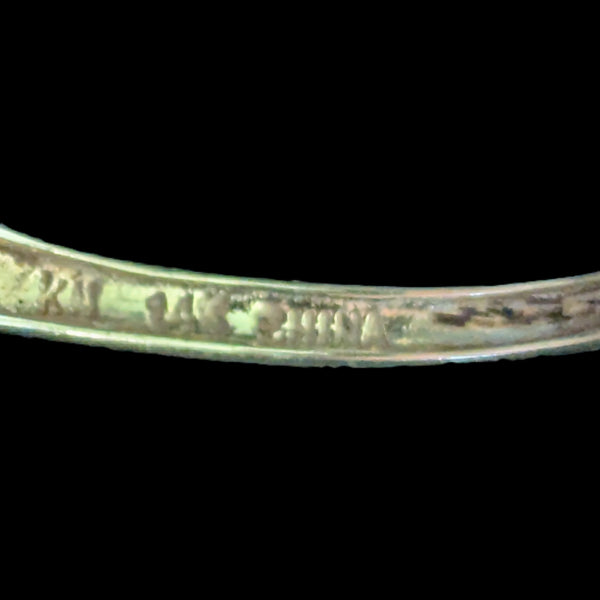 Estate Diamonds Tourmaline Tanzanite 14k Yellow Gold Ring Cluster Gift hallmark