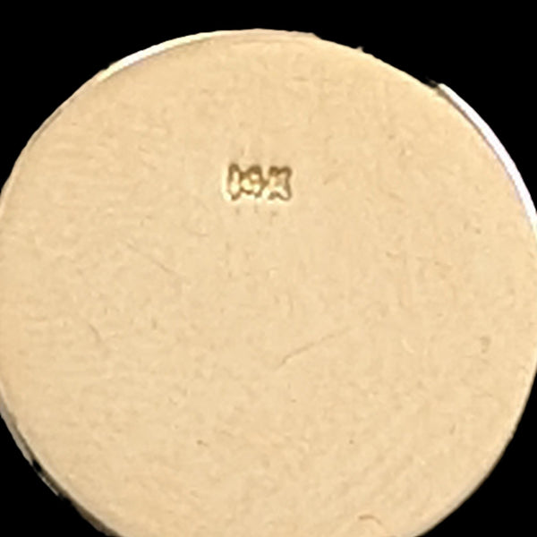 Estate Red M&M Candy Pendant 14k Yellow Gold Resin Gift Pop Art