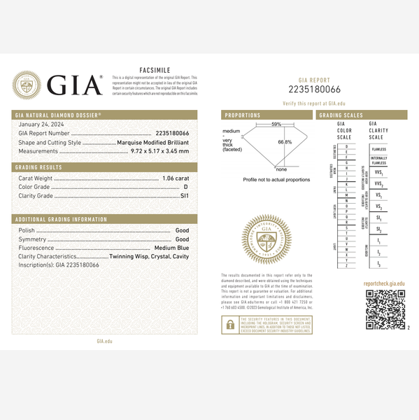 The Dobson - Vintage GIA Marquise Cut Daimond 14k Yellow Gold Cocktail Ring