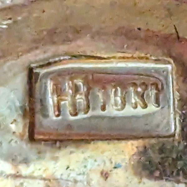 Hammerman brothers hallmark HAMMERMAN BROTHERS Turtle Brooch 18k Gold Sapphire Turquoise Enamel Vintage Gift