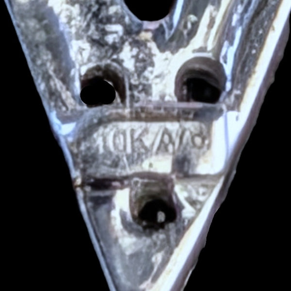 Estate Star Diamonds 10k White Gold Necklace Pendant on Chain Gift