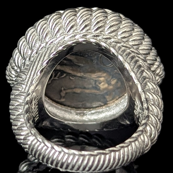Elliston - Judith Ripka Italia Coin Ring Sterling Silver Estate