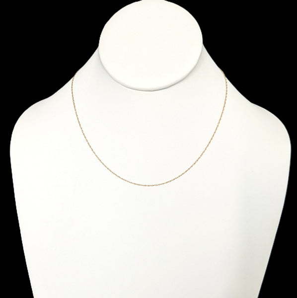 MICHAEL ANTHONY 14k Yellow Gold Rope Chain 16 IN Long