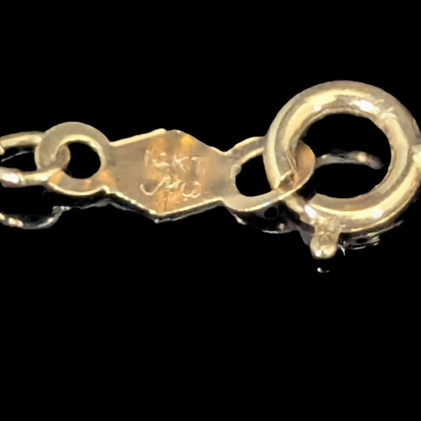 MICHAEL ANTHONY 14k Yellow Gold Rope Chain 16 IN Long maker's mark MA