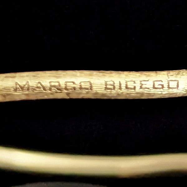 Marco Bicego Jaipur 18k Yellow Gold Multi Gemstone Cuff Bracelet Estate Gift