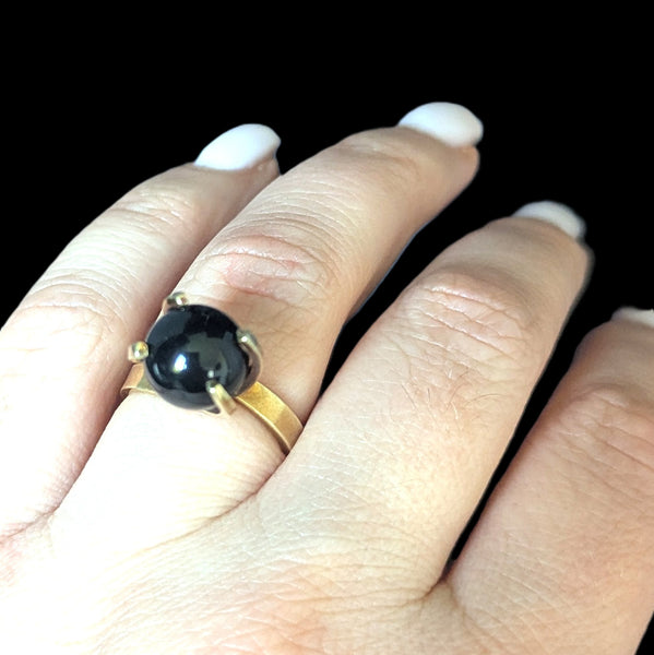 VINTAGE Chameleon 14K Gold Ring 17 Interchangeable Stones Original Box Set Gift