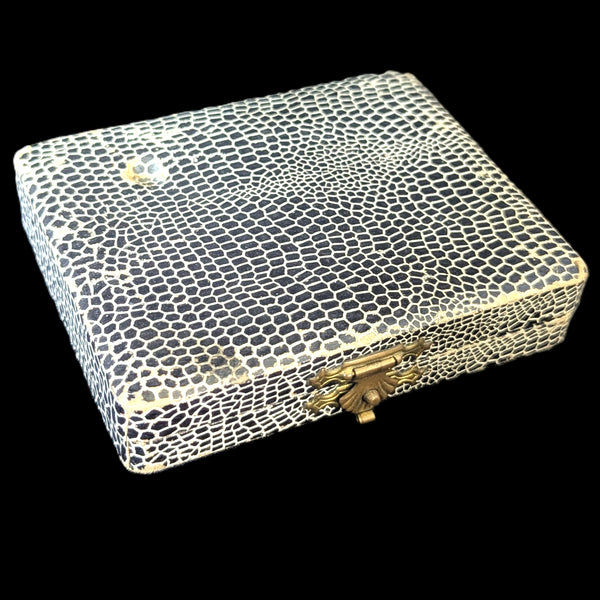 VINTAGE Chameleon 14K Gold Ring 17 Interchangeable Stones Original Box Set Gift box