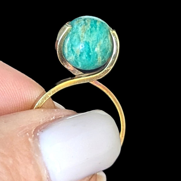 VINTAGE Chameleon 14K Gold Ring 17 Interchangeable Stones Original Box Set Gift