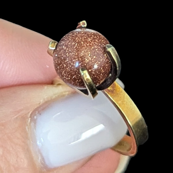 VINTAGE Chameleon 14K Gold Ring 17 Interchangeable Stones Original Box Set Gift