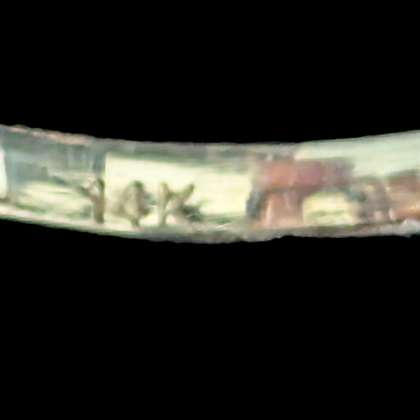 Vintage 14k Yellow Gold Travel Ring Topaz Radiant Cut Engagement Statement Estate  14k hallmark 