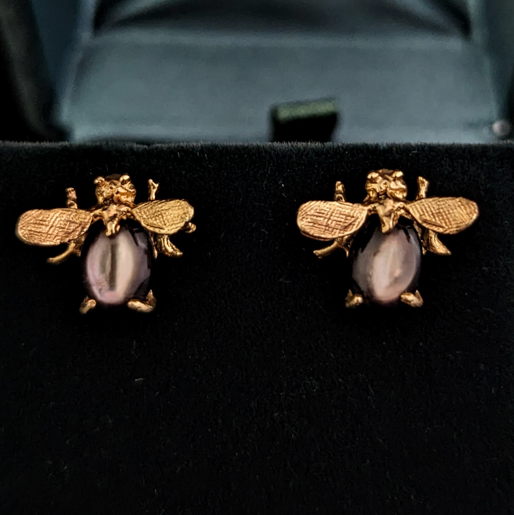 Vintage gemstone earrings hotsell