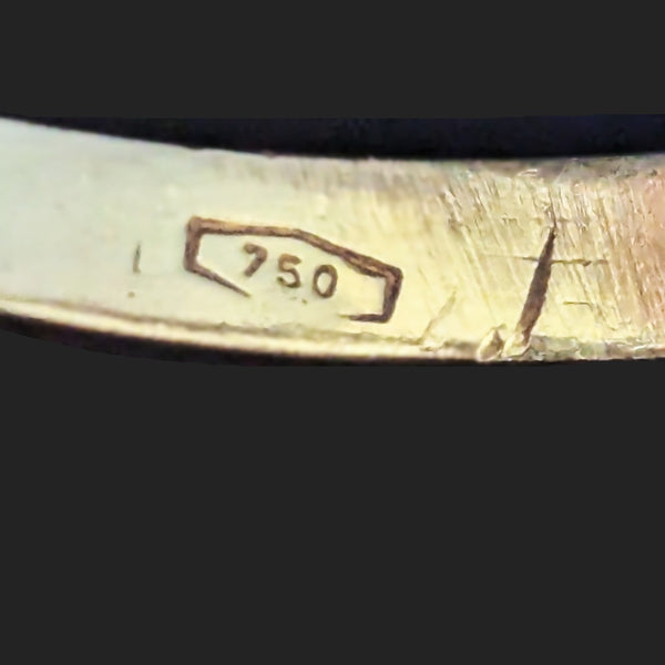 Vintage Oval Cut Rubies Diamonds 18k Yellow Gold Ring Estate Jewelry Gift 750 yellow gold
