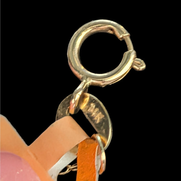 EFFY 14k Yellow Gold Multi Color Cultured Pearl Station Bracelet New Old Stock