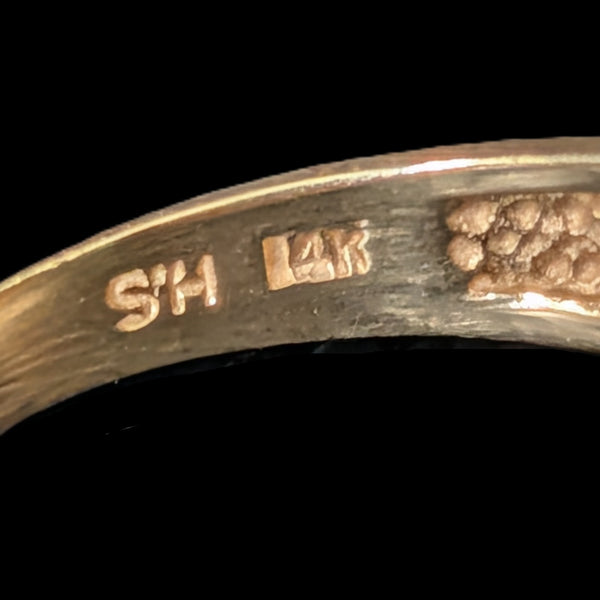SH trademark 14k hallmark