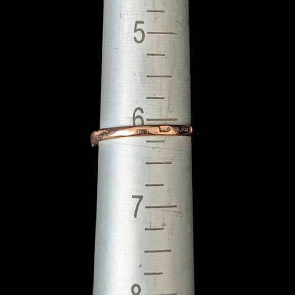 Lacombe - Vintage Diamonds 14k & 18k Multi Tone Gold Soviet Era Ring