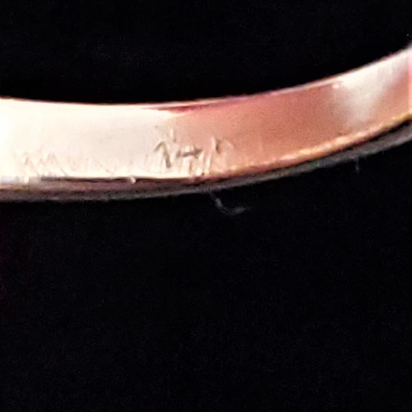 The Milton - Estate Old European Cut Diamond 14k Gold and Platinum Cluster Ring