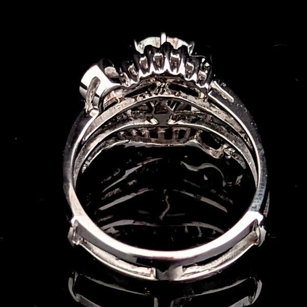 VINTAGE GIA GRADED OLD MINE CUT DIAMOND 14K GOLD RING