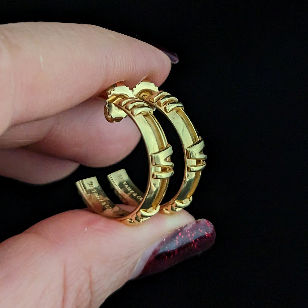 Tiffany atlas hoop earrings sale