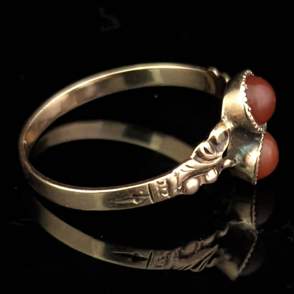 The Katherine - Victorian Toi at Moi Carnelian 10k Gold Ring
