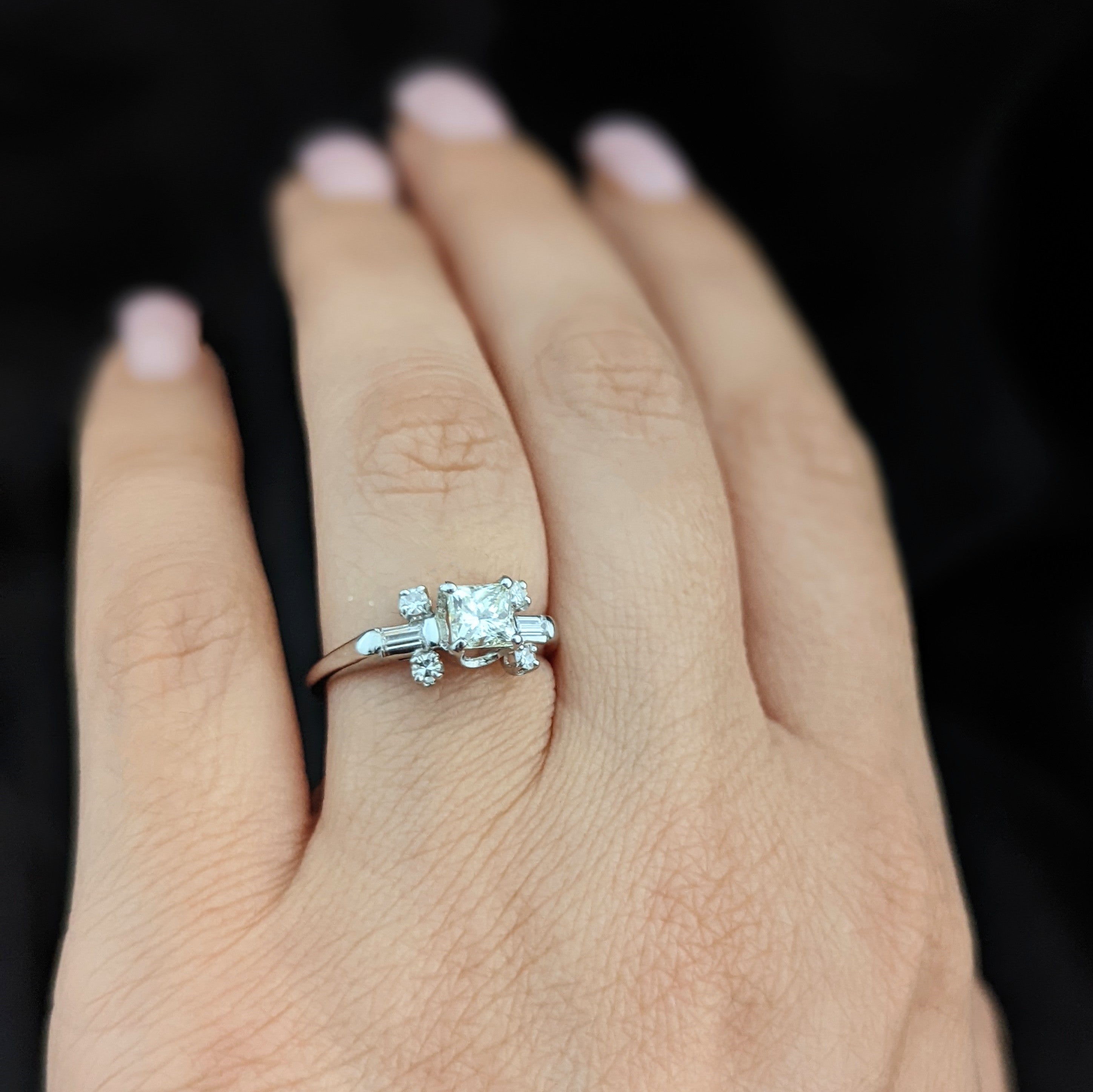 Antique princess discount cut ring