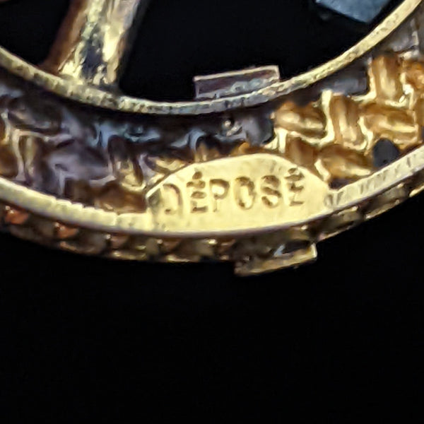 Victorian Old Mine Cut Diamond Pearl 14k Yellow Gold Floral Brooch Pin Antique 